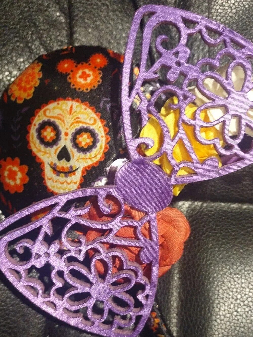 Disney Coco Day Of The Skull Floral Minnie Ears